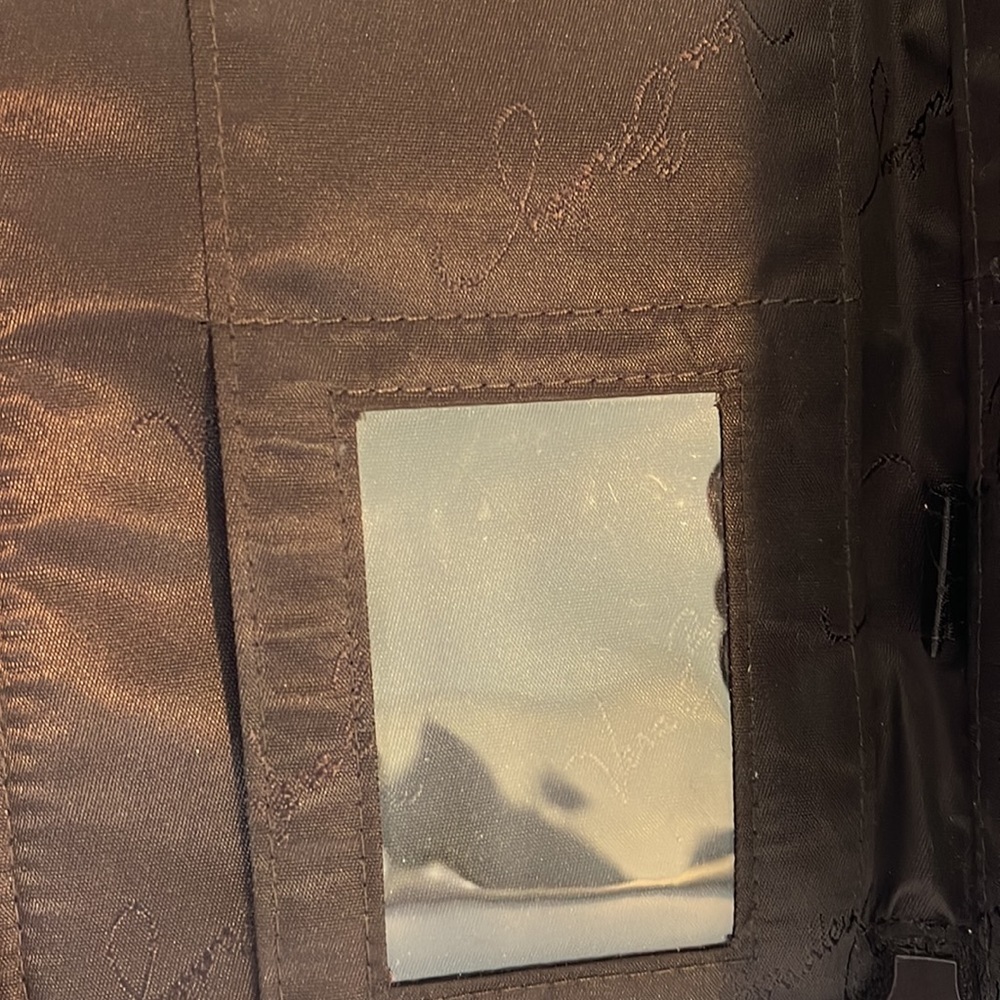 Vera Bradley fabric wallet with zippered coin purse and holds at least 9 cards - Picture 10 of 12